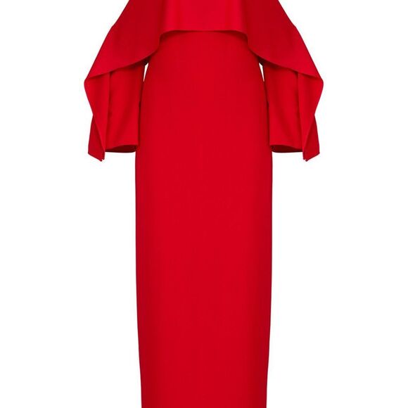 Trina Turk Red Mia Gown Size 4R - Picture 1 of 9